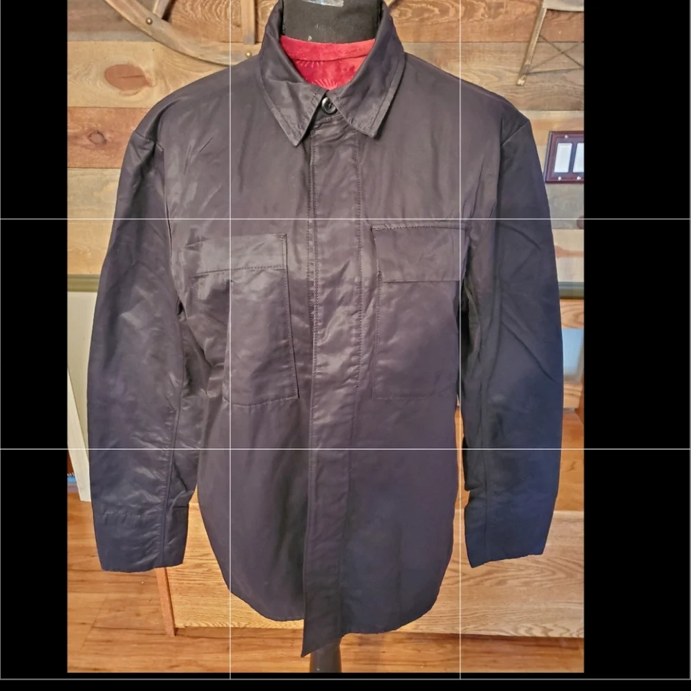 Banana Republic Black Water Resistant Shirt/Jacket